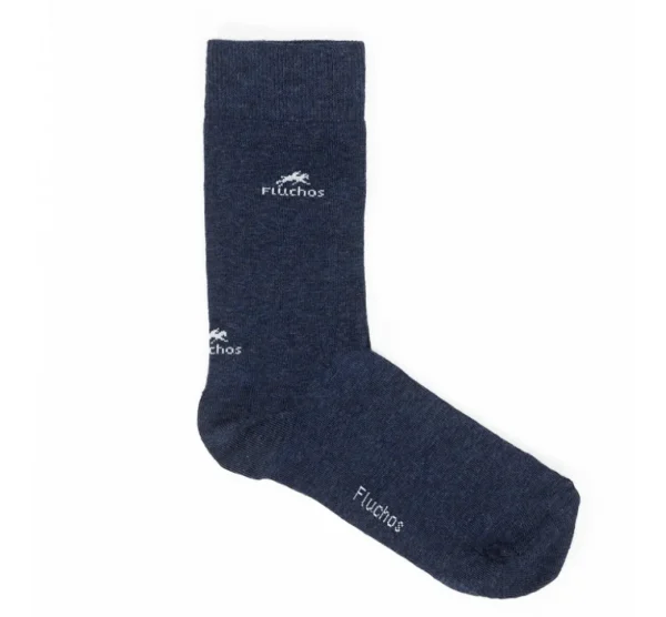 Discount Fluchos CA0009 Calcetines Largos Rayas y Azul