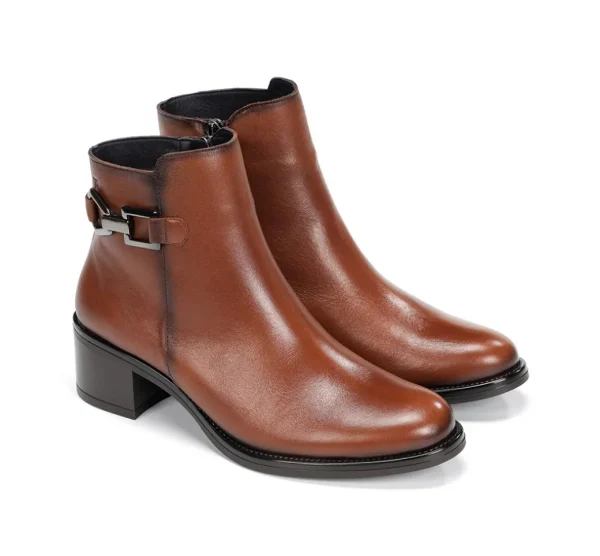 Discount Fluchos CHIARA D9347 Botín Marrón