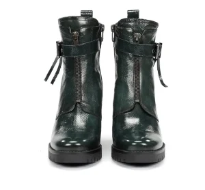 Clearance Fluchos EVIE D9163 Botín Verde