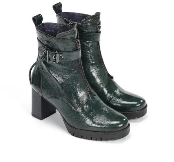 Clearance Fluchos EVIE D9163 Botín Verde
