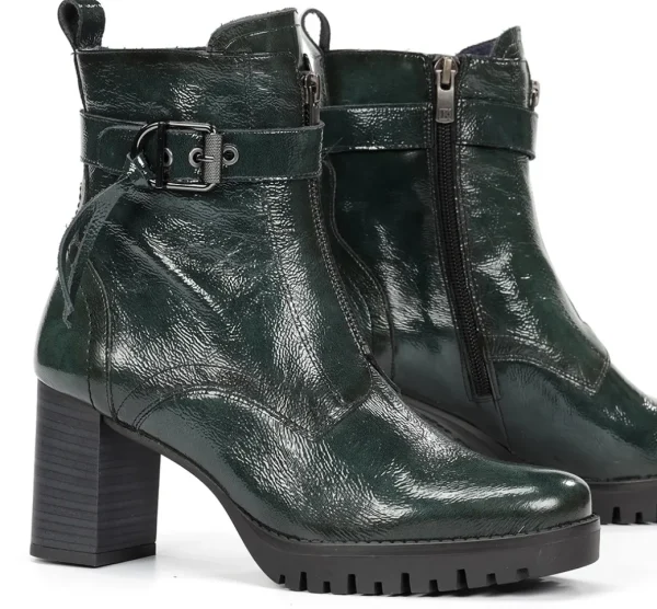 Clearance Fluchos EVIE D9163 Botín Verde