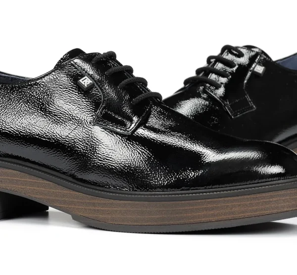 New Fluchos IDALY D9387 Mocasín Negro