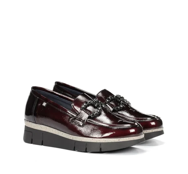 Shop Fluchos INDIA D9325 Mocasín Burdeos