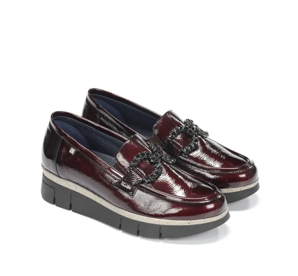 Shop Fluchos INDIA D9325 Mocasín Burdeos