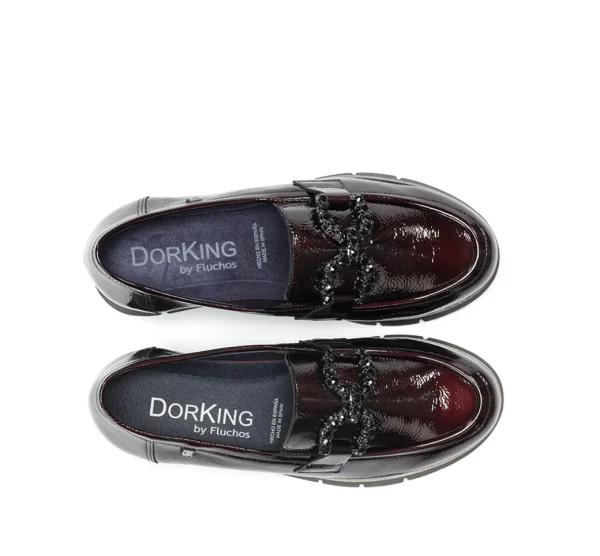 Shop Fluchos INDIA D9325 Mocasín Burdeos