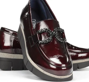 Shop Fluchos INDIA D9325 Mocasín Burdeos