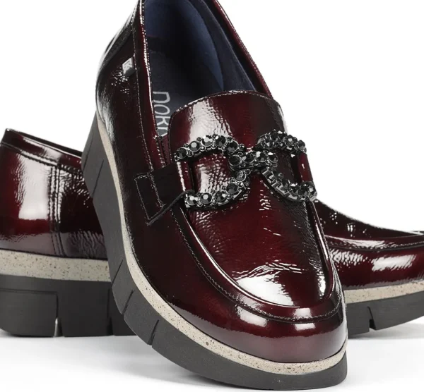 Shop Fluchos INDIA D9325 Mocasín Burdeos