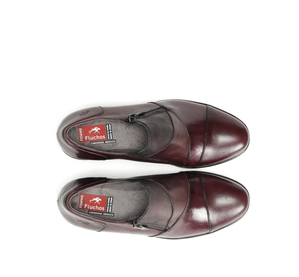 Fashion Fluchos NYDIA F1802 Slip On Burdeos