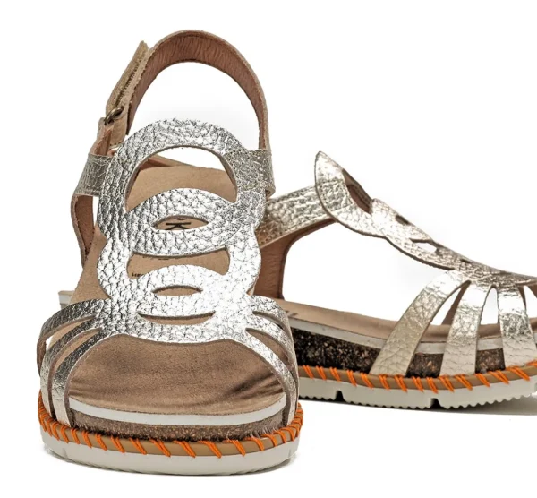 Online Fluchos SPORT D9322 Sandalia Dorada